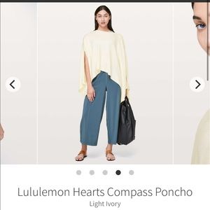 Lululemon heart's compass poncho